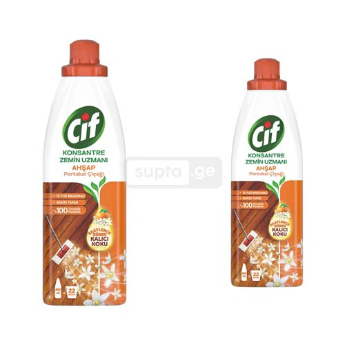 CIF-სიფ ლამინატის და ხის იატაკების საწმენდი კონცენტრატი 895მლ